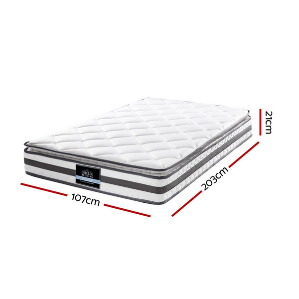 Giselle Bedding Normay Bonnell Spring Mattress 21cm Thick King