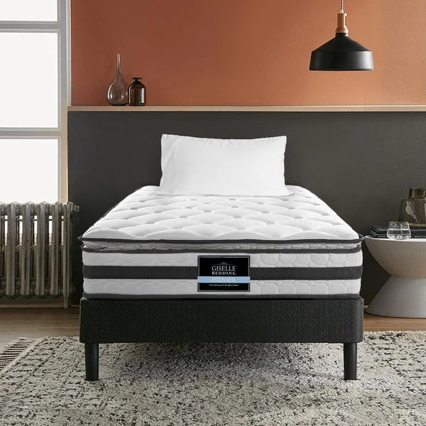 Giselle Bedding Normay Bonnell Spring Mattress 21cm Thick King