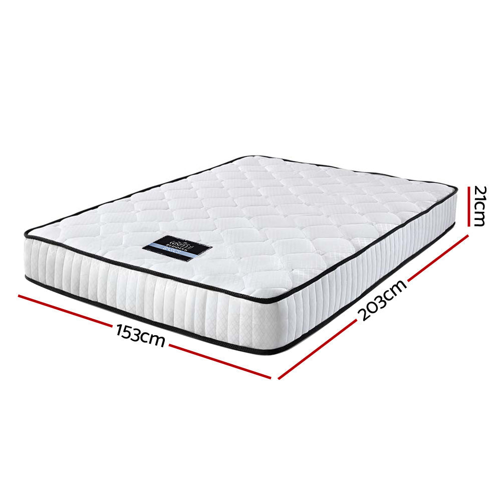 Giselle Bedding Peyton Pocket Spring Mattress 21cm Thick Double