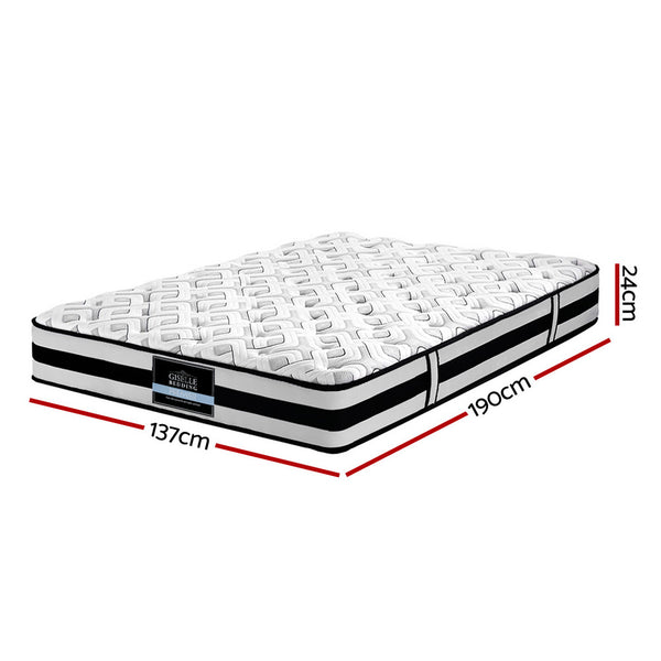 Giselle Bedding Rumba Tight Top Pocket Spring Mattress 24cm Thick King