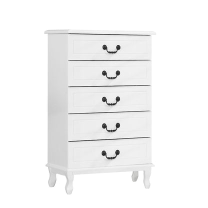 Artiss Chest of Drawers Tallboy Dresser Table Bedside Storage Cabinet Bedroom