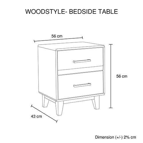 5 Pieces Bedroom Suite King Size in Solid Wood Antique Design Light Brown Bed, Bedside Table , Tallboy & Dresser